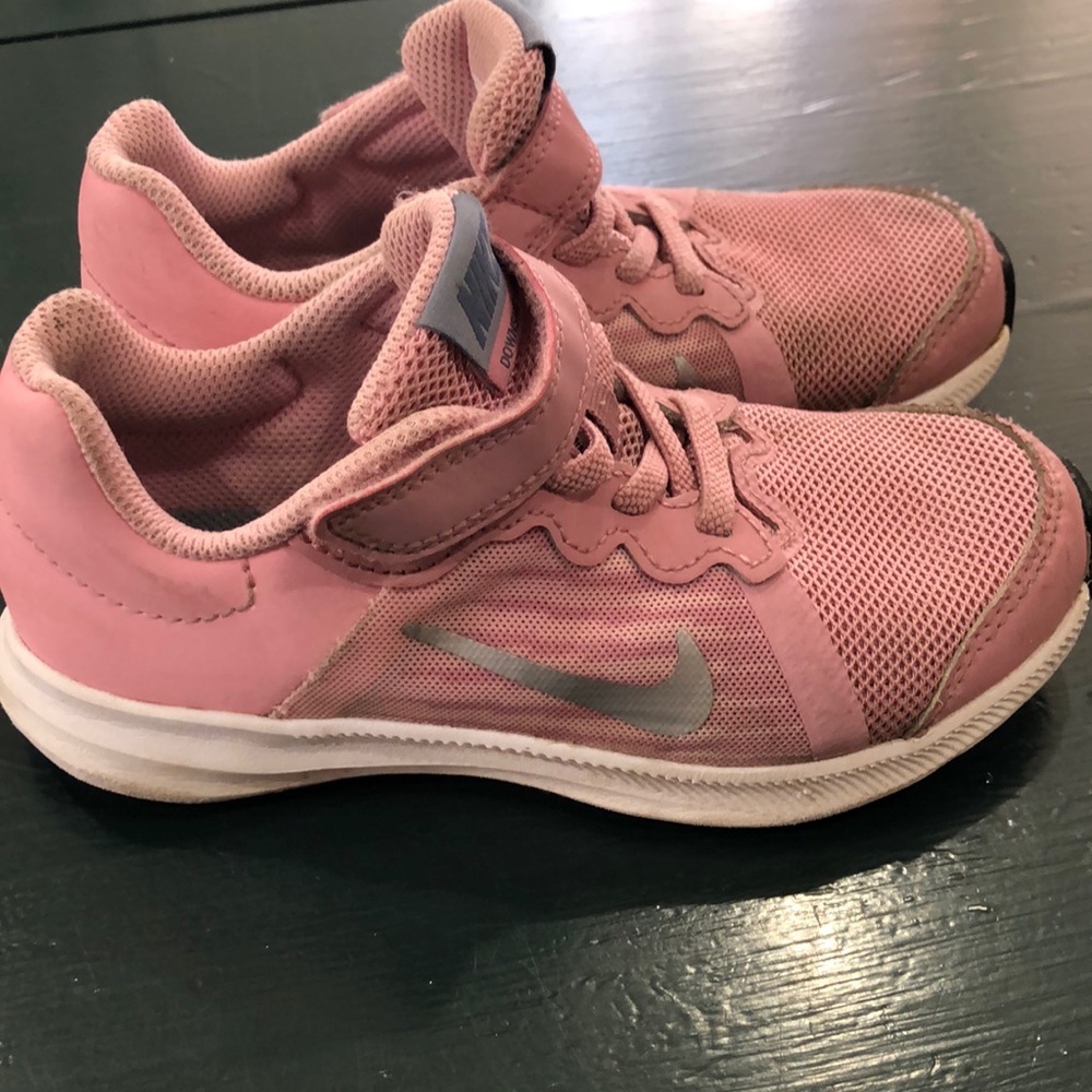 Pink Nike sneakers